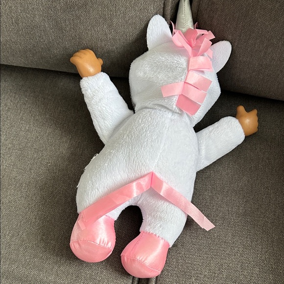 Cabbage patch kid Pink & White Unicorn Plush Baby - Picture 2 of 3